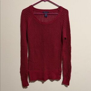 Architect maroon knit sweater